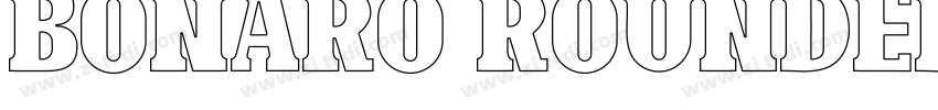Bonaro Rounded Demo字体转换